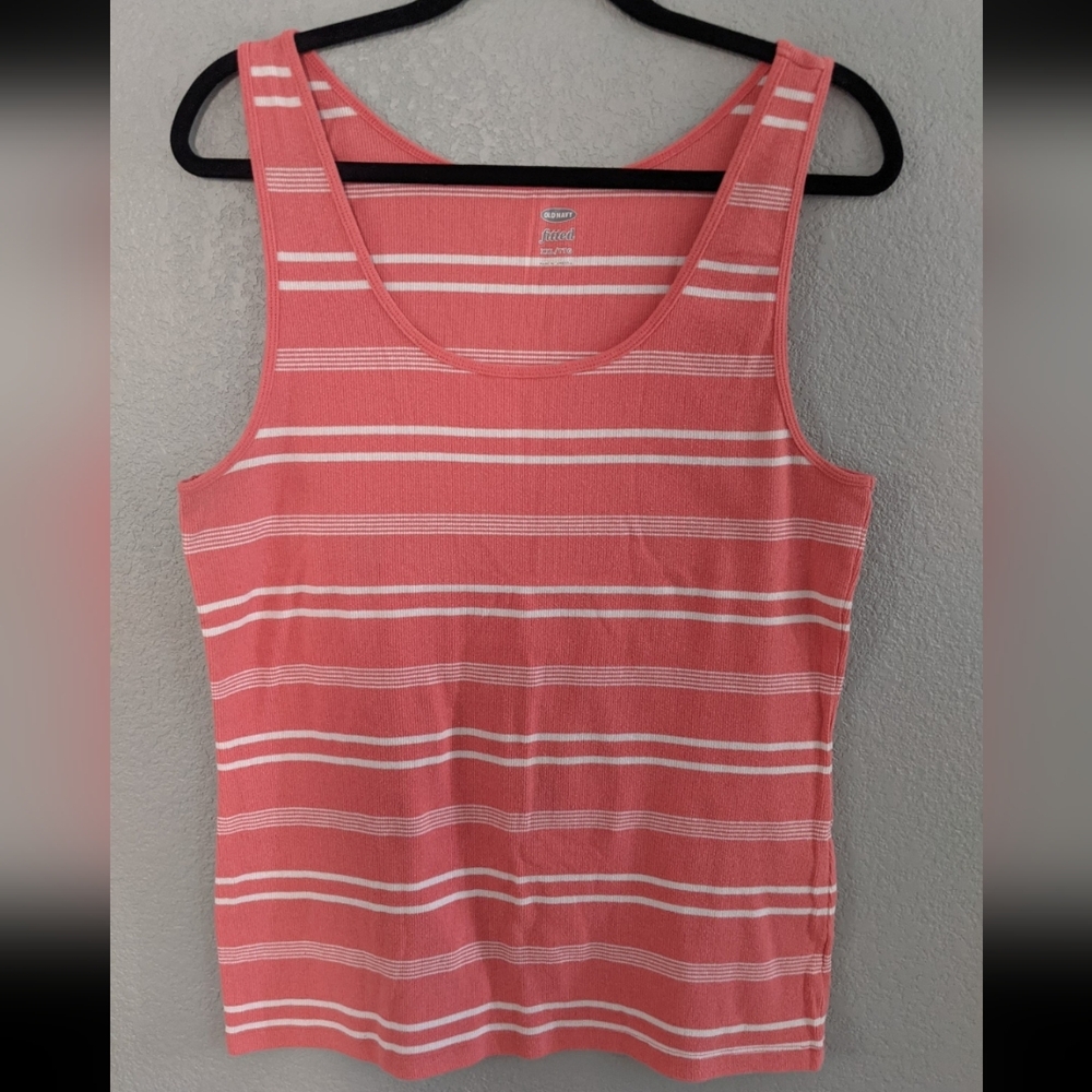 Women's Retro Orange Tank Top Athletic Workout Sports Costume Festival